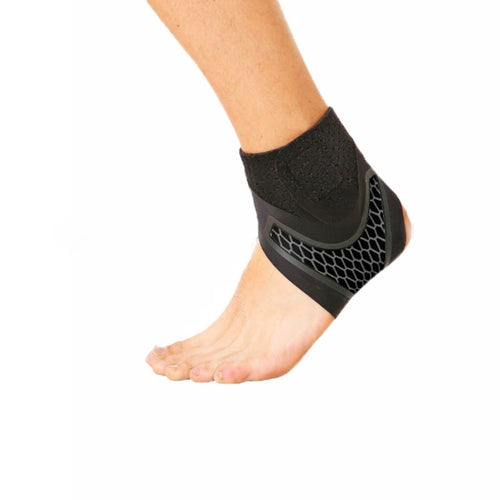 Neoprene กีฬาข้อเท้าสนับสนุนการบีบอัดข้อเท้าสนับสนุนคงที่สายรัดป้องกัน, Left Foot (Black), Right Foot (Black), Left Foot (Green), Right Foot (Green), Left Foot (Purple), Right Foot (Purple)