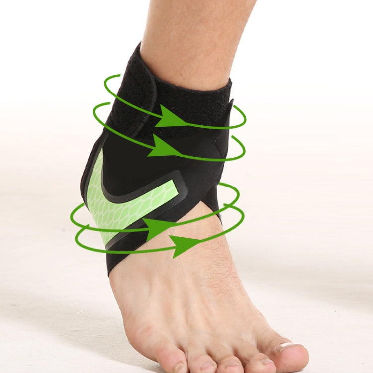 Neoprene กีฬาข้อเท้าสนับสนุนการบีบอัดข้อเท้าสนับสนุนคงที่สายรัดป้องกัน, Left Foot (Black), Right Foot (Black), Left Foot (Green), Right Foot (Green), Left Foot (Purple), Right Foot (Purple)