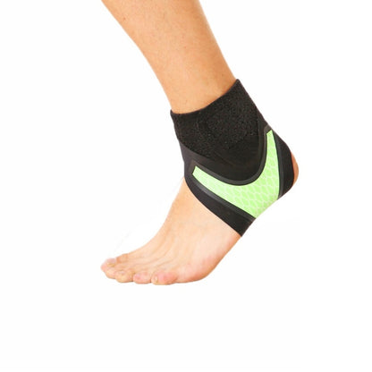 Neoprene กีฬาข้อเท้าสนับสนุนการบีบอัดข้อเท้าสนับสนุนคงที่สายรัดป้องกัน, Left Foot (Black), Right Foot (Black), Left Foot (Green), Right Foot (Green), Left Foot (Purple), Right Foot (Purple)