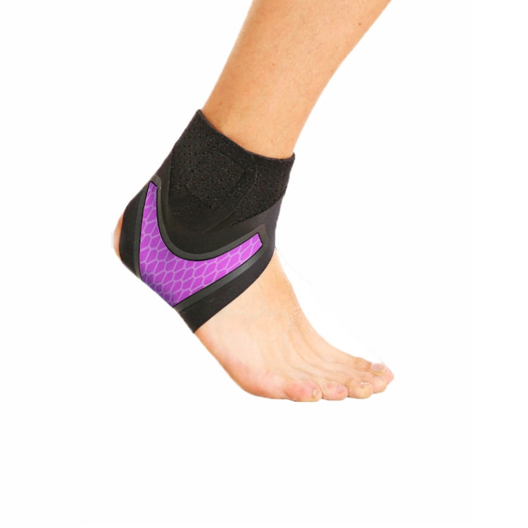 Neoprene กีฬาข้อเท้าสนับสนุนการบีบอัดข้อเท้าสนับสนุนคงที่สายรัดป้องกัน, Left Foot (Black), Right Foot (Black), Left Foot (Green), Right Foot (Green), Left Foot (Purple), Right Foot (Purple)