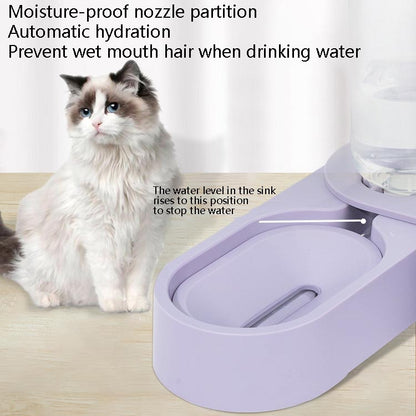 อุปกรณ์สำหรับสัตว์เลี้ยง สุนัข แมว ชามอาหารพับหมุนชามคู่, Green Without Bowl, Purple Without Bowl, Pink Without Bowl, Gray Without Bowl, Green With Bowl, Purple With Bowl, Pink With Bowl, Gray With Bowl