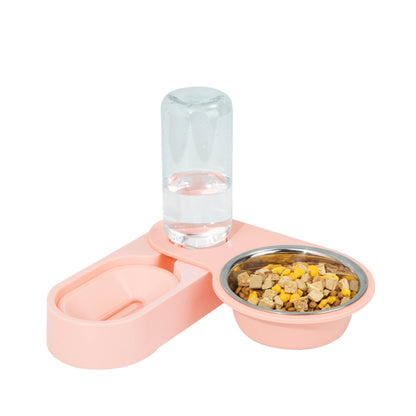อุปกรณ์สำหรับสัตว์เลี้ยง สุนัข แมว ชามอาหารพับหมุนชามคู่, Green Without Bowl, Purple Without Bowl, Pink Without Bowl, Gray Without Bowl, Green With Bowl, Purple With Bowl, Pink With Bowl, Gray With Bowl