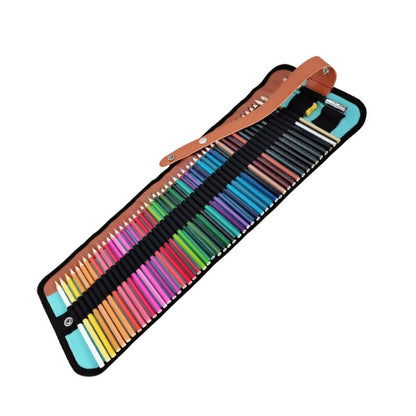 ชุดดินสอสีน้ำมันหกเหลี่ยม 50 สีศิลปะการวาดภาพชุดดินสอสี, 50-Color Pencil Set