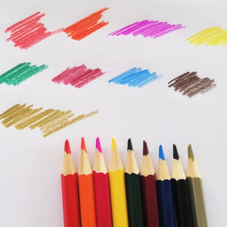 ชุดดินสอสีน้ำมันหกเหลี่ยม 50 สีศิลปะการวาดภาพชุดดินสอสี, 50-Color Pencil Set