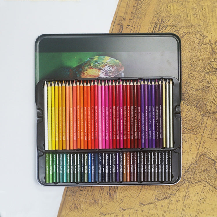 ดินสอสีกล่องดีบุก 72 สี, 72-Color Pencils