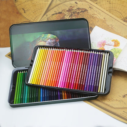 ดินสอสีกล่องดีบุก 72 สี, 72-Color Pencils