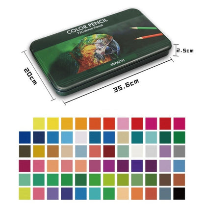 ดินสอสีกล่องดีบุก 72 สี, 72-Color Pencils