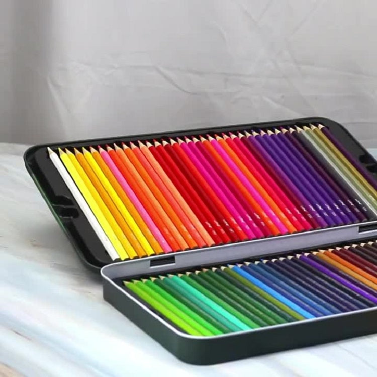 ดินสอสีกล่องดีบุก 72 สี, 72-Color Pencils