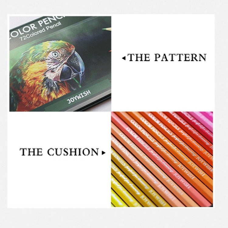 ดินสอสีกล่องดีบุก 72 สี, 72-Color Pencils
