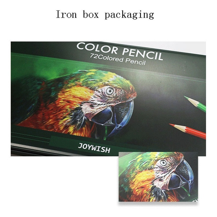 ดินสอสีกล่องดีบุก 72 สี, 72-Color Pencils