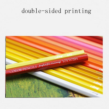 ดินสอสีกล่องดีบุก 72 สี, 72-Color Pencils