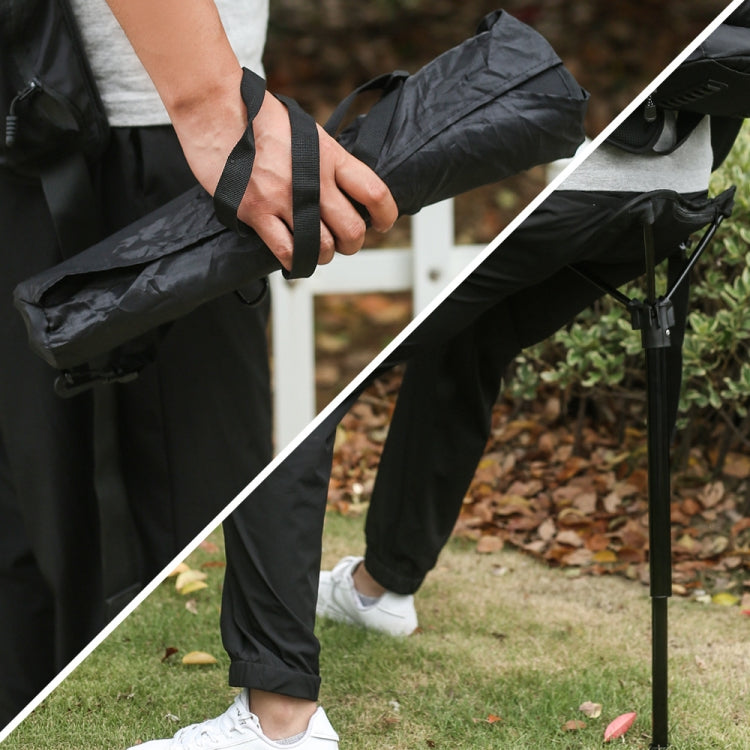 เก้าอี้พับกลางแจ้งแบบพกพาคิวที่นั่งตกปลา Mazza Telescopic เก้าอี้พับ, Folding Stool