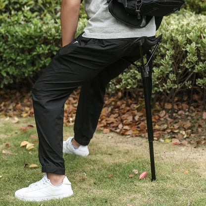 เก้าอี้พับกลางแจ้งแบบพกพาคิวที่นั่งตกปลา Mazza Telescopic เก้าอี้พับ, Folding Stool
