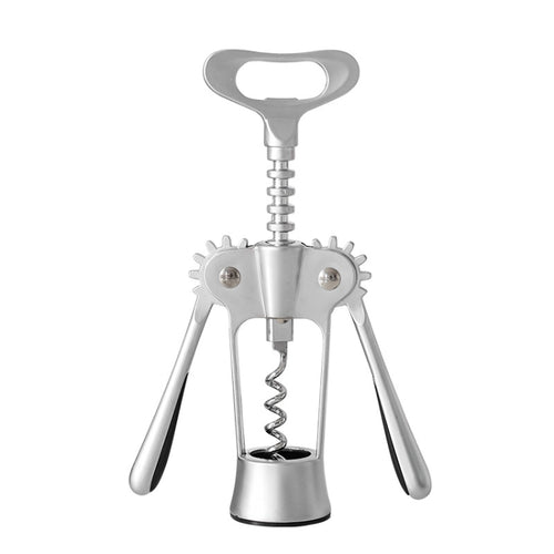 ห้องครัวมัลติฟังก์ชั่นคู่มือไวน์โลหะผสมสังกะสีที่เปิดขวด, Zinc Alloy Silver