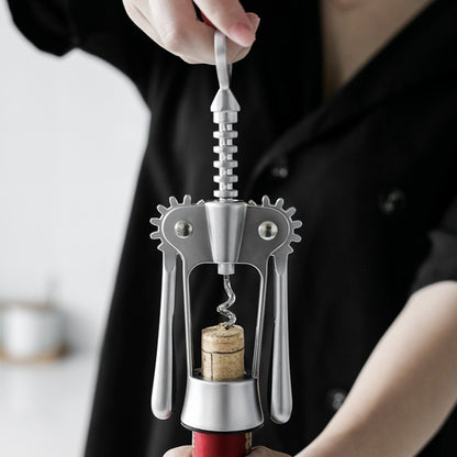 ห้องครัวมัลติฟังก์ชั่นคู่มือไวน์โลหะผสมสังกะสีที่เปิดขวด, Zinc Alloy Silver