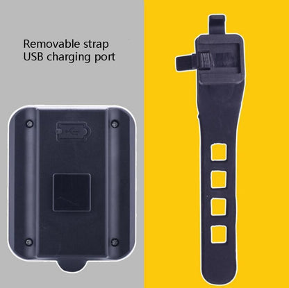 อัจฉริยะพวงมาลัยเบรคไฟท้าย USB ชาร์จไฟจักรยานขี่จักรยานไฟเตือนความปลอดภัย, Intelligent Steering Brake Tail Light