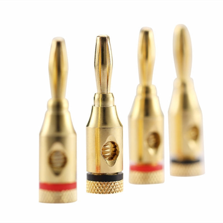 20 ชิ้น 4 มิลลิเมตร Gold-Plated กล้วยหัวปลั๊กเสียงซ็อกเก็ตสายลำโพงเชื่อมต่อ