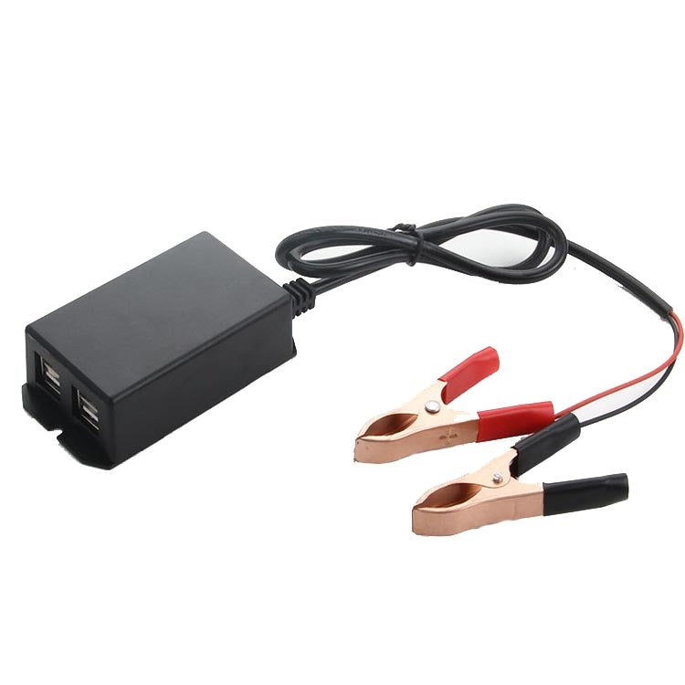 2 ชิ้น 12/24 โวลต์ 4 อินเตอร์เฟซ USB รถจักรยานยนต์ รถ ชาร์จโทรศัพท์มือถือ, Phone Charger