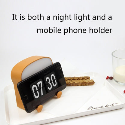 F-L-01 ไฟกลางคืนขนมปังปิ้งพร้อมที่วางโทรศัพท์มือถือห้องนอนเด็ก Timing Sleep Light, F-L-01 Toast Bread Gluttonous, F-L-01 Toast Bread Snooze, F-L-01 Toast Bread Playful
