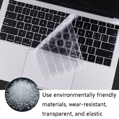ฟิล์มป้องกันแป้นพิมพ์แล็ปท็อป TPU โปร่งใส 0.13 มม, For MacBook Air 13.3 inch A1369 & A1466, For MacBook Pro 13.3 inch A1706 & A1989 & A2159 (with Touch Bar), For MacBook Pro 15.4 inch A1707 & A1990 (with Touch Bar)