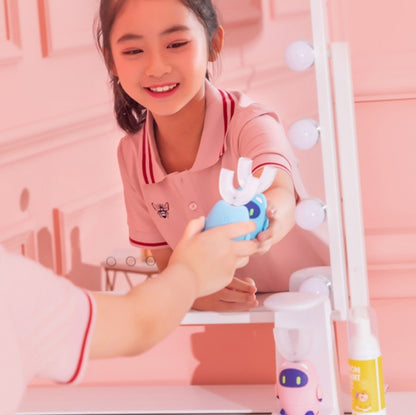 Lanbeibei แปรงสีฟันไฟฟ้าอัตโนมัติรูปตัว U สำหรับเด็ก, 2-6 Years Old Plus Version (Blue), 6-12 Years Old Plus Version (Blue), 2-6 Years Old Home Version (Blue), 6-12 Years Old Home Version (Blue), 2-6 Years Old Plus Version (Pink)                       ...