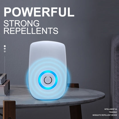 H12 2 ชิ้นอัลตราโซนิกอิเล็กทรอนิกส์ เมาส์ Repeller ครัวเรือนมินิยุง Repeller, H12 US Plug White