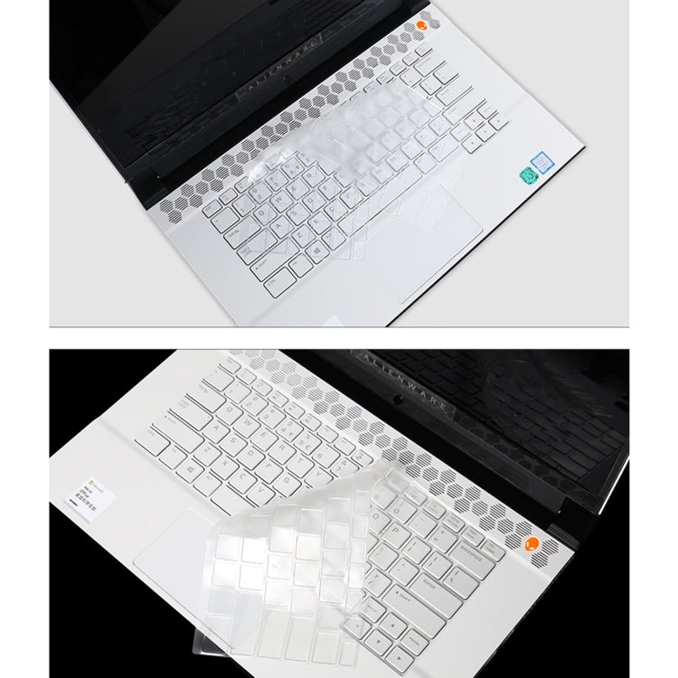 T19802 แป้นพิมพ์คอมพิวเตอร์ฟิล์ม GAMING Notebook TPU ป้องกันฟิล์มสำหรับ Dell ALIENWARE M15-R2