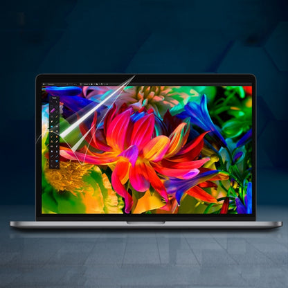 ฟิล์มป้องกันหน้าจอแล็ปท็อป PET โปร่งแสง HD 0.12 มม. 4H, For MacBook Air 11.6 inch A1465 / A1370, For MacBook Retina 12 inch A1534, For MacBook Pro 13.3 inch A1708 / A1706 / A1989 / A2159, For MacBook Air 13.3 inch A1466 / A1369                         ...