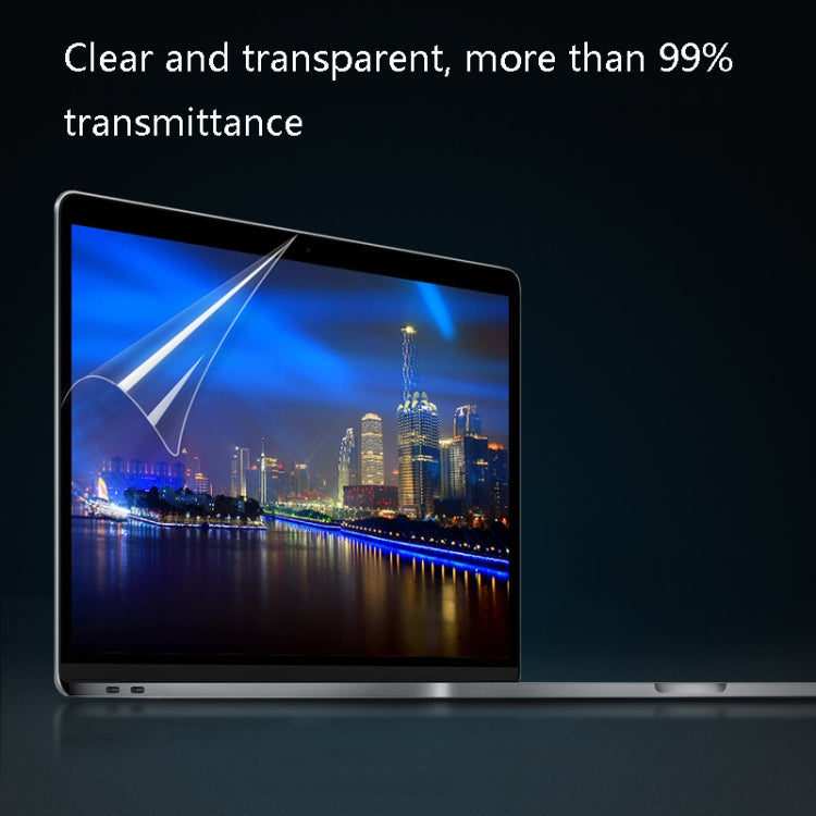ฟิล์มป้องกันหน้าจอแล็ปท็อป PET โปร่งแสง HD 0.12 มม. 4H, For MacBook Air 11.6 inch A1465 / A1370, For MacBook Retina 12 inch A1534, For MacBook Pro 13.3 inch A1708 / A1706 / A1989 / A2159, For MacBook Air 13.3 inch A1466 / A1369                         ...