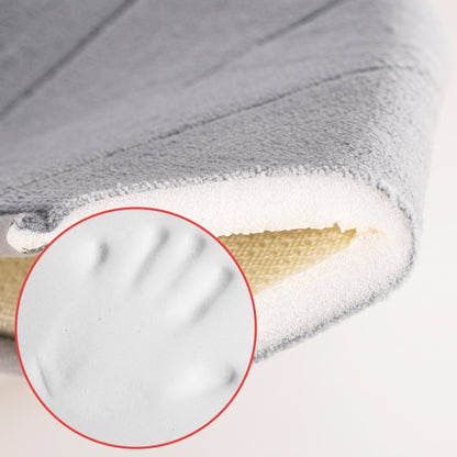 พรมดูดซับน้ำไม่ลื่น พรมห้องน้ำ Shaggy Memory Foam ประตูห้องครัวแผ่นปูพื้น, 40X60CM