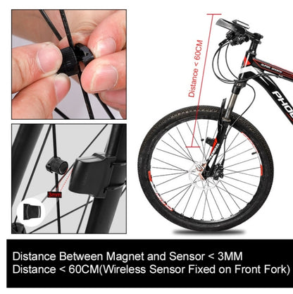 WEST BIKING จักรยานเสือภูเขาไร้สายรหัสเมตรหน้าจอขนาดใหญ่มัลติฟังก์ชั่นกันน้ำ Speedometer, Large-Screen