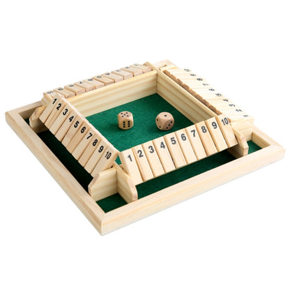 สี่ด้านดิจิตอล Flop เกมปาร์ตี้ปฏิสัมพันธ์เด็กการศึกษา Leisure Board เกมผู้ใหญ่ Decompression ของเล่นไม้, Green