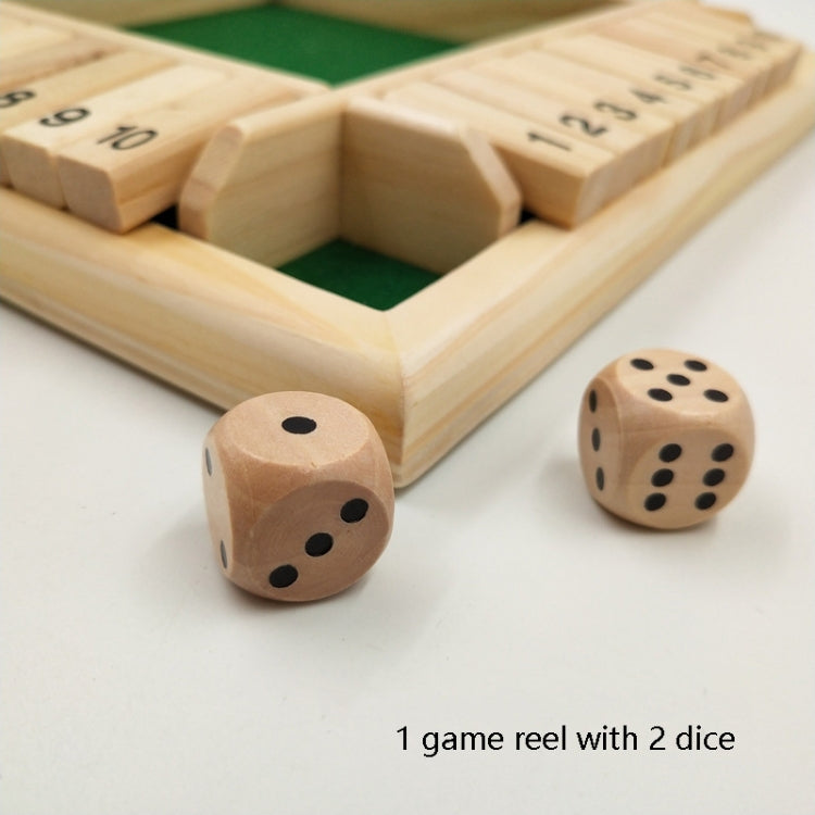 สี่ด้านดิจิตอล Flop เกมปาร์ตี้ปฏิสัมพันธ์เด็กการศึกษา Leisure Board เกมผู้ใหญ่ Decompression ของเล่นไม้, Green