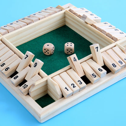สี่ด้านดิจิตอล Flop เกมปาร์ตี้ปฏิสัมพันธ์เด็กการศึกษา Leisure Board เกมผู้ใหญ่ Decompression ของเล่นไม้, Green