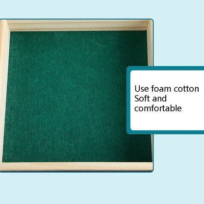 สี่ด้านดิจิตอล Flop เกมปาร์ตี้ปฏิสัมพันธ์เด็กการศึกษา Leisure Board เกมผู้ใหญ่ Decompression ของเล่นไม้, Green