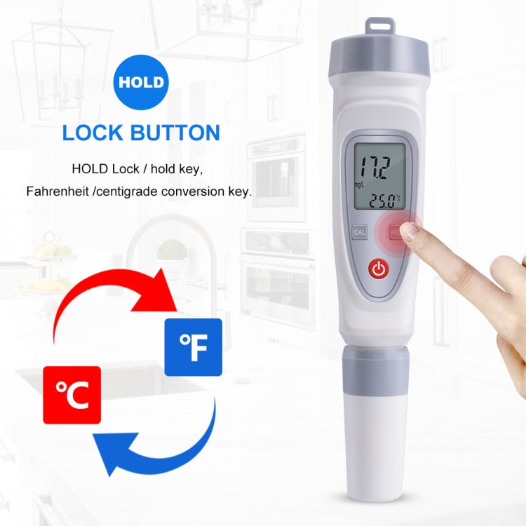 JPB-70A เครื่องวิเคราะห์ออกซิเจนละลายน้ำแบบพกพาคุณภาพน้ำเพาะเลี้ยงสัตว์น้ำเครื่องวัดออกซิเจนละลายน้ำเครื่องตรวจจับ