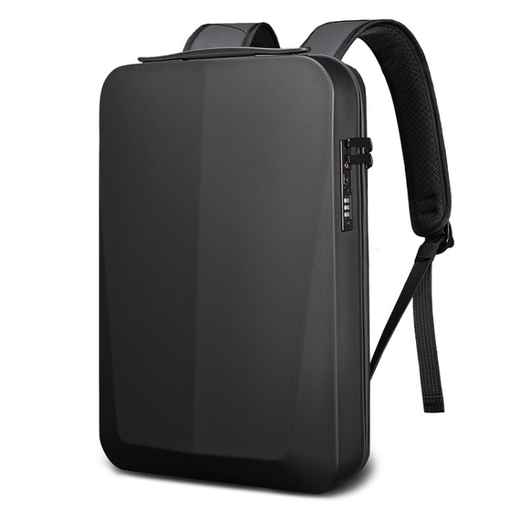 BANGE BG-22201 Business Hard Shell Computer Bag Men Backpack Waterproof กระเป๋าเดินทาง, Black, Silver White, Titanium