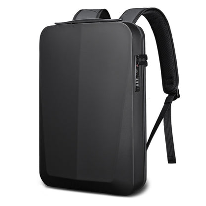 BANGE BG-22201 Business Hard Shell Computer Bag Men Backpack Waterproof กระเป๋าเดินทาง, Black, Silver White, Titanium