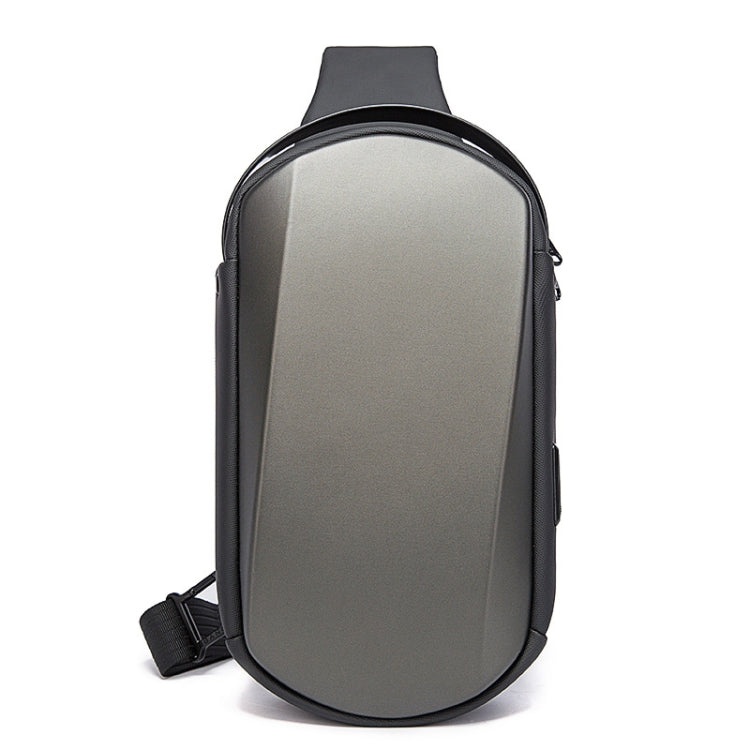 BANGE BG-7256 กระเป๋าคาดหน้าอกผู้ชายกันน้ำ EVA Hard Shell Messenger Bag, BANGE BG-7256