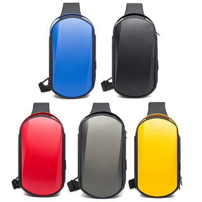 BANGE BG-7256 กระเป๋าคาดหน้าอกผู้ชายกันน้ำ EVA Hard Shell Messenger Bag, BANGE BG-7256
