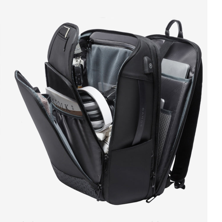 BANGE BG-22005 กระเป๋าเป้สะพายหลังกันน้ำสำหรับธุรกิจความจุขนาดใหญ่กระเป๋าเดินทาง Oxford ผ้ากระเป๋าเป้สะพายหลังคอมพิวเตอร์