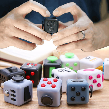 3 PCS Decompression Cube ของเล่นผู้ใหญ่ Decompression ลูกเต๋า, Gray + Black, Black+Red, White + Red, White