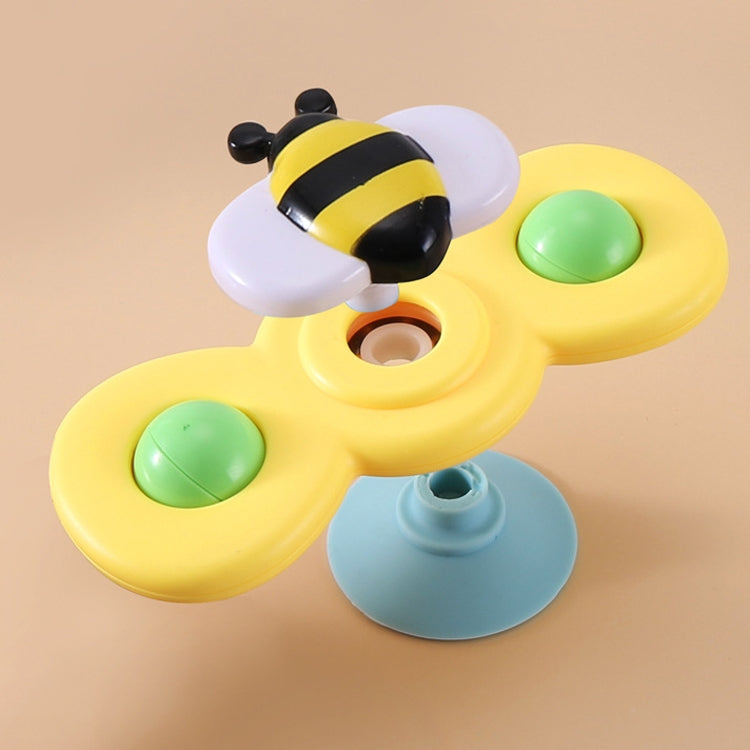 3 In 1 Fingertip Spinner Baby Rattle สามสีแมลง Sucker เปิดและเปิดสนุกของเล่นเด็กอาบน้ำ, Fingertip Spinner