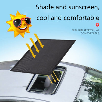 N913 หน้าจอตาข่ายไนลอนสำหรับแมลงฝุ่นระบายอากาศและBreathableซันรูฟMagnetic Sun Shade, 95x55cm
