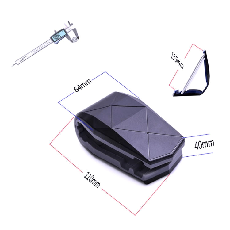 2 PCS Lazy Car Desktop ที่วางโทรศัพท์จระเข้ปากผู้ถือคลิป
