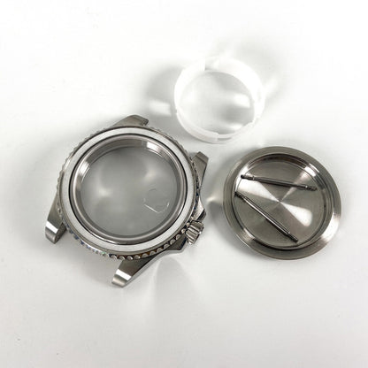 สำหรับETA2836/Pearl 3804 การเคลื่อนไหว 867 GMTนาฬิกาอุปกรณ์เสริม 40 มม.สแตนเลสสตีล, Blue Red, Black Blue, Black Red, Black