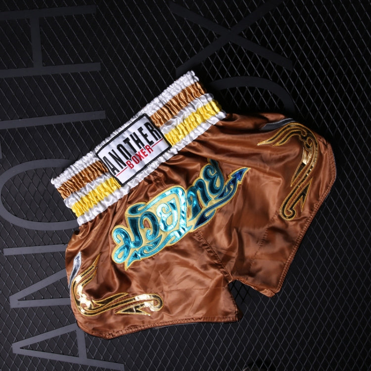 ANOTHERBOXER MMA/ศิลปะการต่อสู้/Sanshou/กางเกงฝึกซ้อมมวยไทยมืออาชีพสำหรับผู้ชายและผู้หญิง, XS, S, M, L, XL, XXL, XXXL