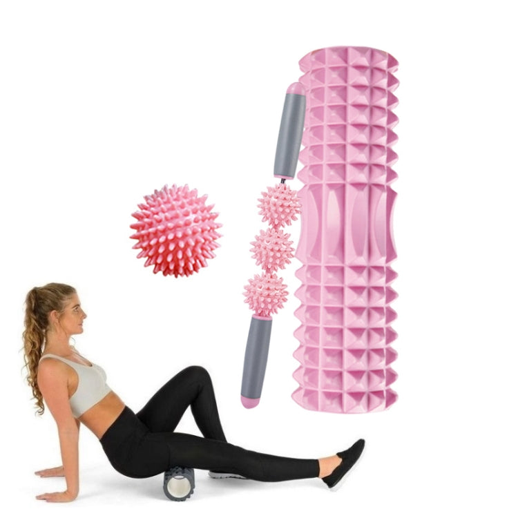 3 in 1 Eva Foam Roller ลูกกลิ้งผ่อนคลายกล้ามเนื้อกลวงชุดคอลัมน์โยคะความยาว:, 33cm (Blue Crescent), 33cm (Pink Crescent ), 33cm  (Purple Crescent ), 45cm (Pink Crescent), 45cm (Purple Crescent ), 45cm (Blue Crescent), 45cm (Pink Wolf Tooth )            ...