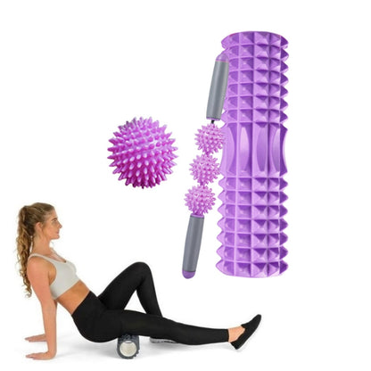 3 in 1 Eva Foam Roller ลูกกลิ้งผ่อนคลายกล้ามเนื้อกลวงชุดคอลัมน์โยคะความยาว:, 33cm (Blue Crescent), 33cm (Pink Crescent ), 33cm  (Purple Crescent ), 45cm (Pink Crescent), 45cm (Purple Crescent ), 45cm (Blue Crescent), 45cm (Pink Wolf Tooth )            ...