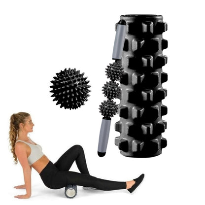 3 in 1 Eva Foam Roller ลูกกลิ้งผ่อนคลายกล้ามเนื้อกลวงชุดคอลัมน์โยคะความยาว:, 33cm (Blue Crescent), 33cm (Pink Crescent ), 33cm  (Purple Crescent ), 45cm (Pink Crescent), 45cm (Purple Crescent ), 45cm (Blue Crescent), 45cm (Pink Wolf Tooth )            ...